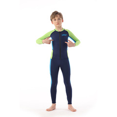 yAlisi New Children's Swimwear Diving Suit for Boys Outdoor Sun Protection Separate Swimwear Quick-Drying Long Sleeve for Girls' Swimwear