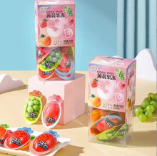 博翔 348g3D蒟蒻果冻盒装休闲夏季儿童清凉果味食品解馋零食小吃