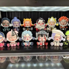 POPMART泡泡玛特SKULLPANDA夜之城系列sp5代千禧赛博盲盒摆件手办