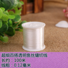 Household 0.12mm ultra-fine versatile invisible transparent fish bone sewing thread for patching and attaching fabric patches