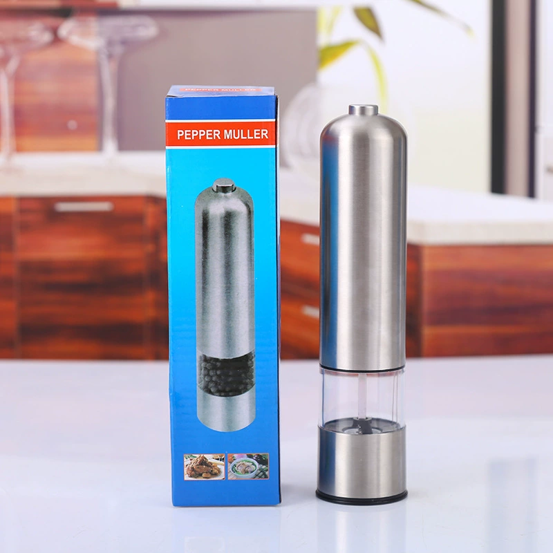 Соль и перец grinder (Xiangzhu Shangbo) нержавеющая сталь, керамическое ядро для перемалывания, варианты с круглой/короткой головкой