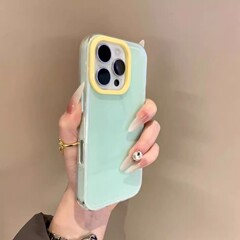 インスタ映え ドーパミンゼリー 無地 iPhone17promax/15pro/14対応 耐衝撃 カップル向けスマホケース