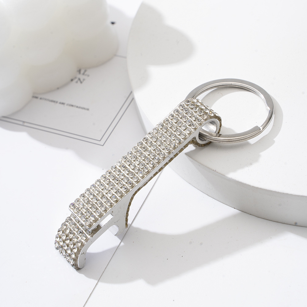 20g Weight Rhinestones Inlay Material Can Openers, Keychain Classification 1 Piece Quantity Daily Occasion Aluminium Alloy Material Geometric Pattern Unisex Gender Classic Style Style 1 Piece Classic Style Geometric Aluminium Alloy Rhinestones Unisex Can Openers Keychain 10