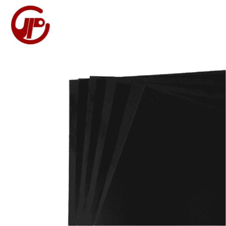 黑色阻燃黑色中砂片材 黑色磨砂可分切耐高温防火PC卷材厚度全