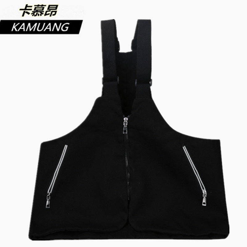 Cross-border New Dark Style Fashionable Vest Shoulder Bag Storage Bag Crossbody Bag Tooling Style Vest Backpack