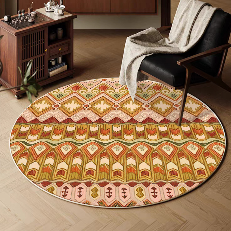 Alfombra de cachemira retro transfronteriza sala de estar sofá mantas de mesa de té mantas domésticas resistentes a la suciedad y al desgaste mantas de cama de dormitorio