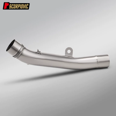 Motorcycle exhaust pipe: tail-section muffler set, Scorpio SC