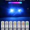 Showing the wide lights Super bright led refit lens automobile T10 Decode Small lights Marker lights Running lights Ice Blue bulb