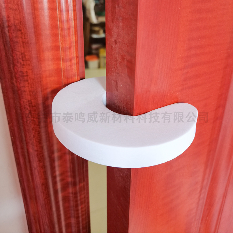 Dibujos animados creativos bebé espesado espuma anti-pellizco mano puerta de seguridad parada tarjeta niños colorido animal Eva puerta tarjeta