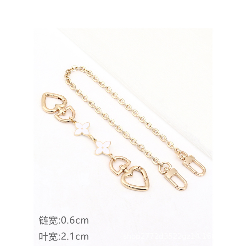 Love white four-leaf clover + 40cmO chain set