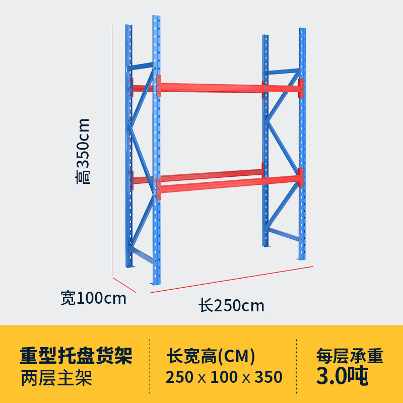 重型仓储货架仓库库房大型货架多层托盘横梁式置物铁架子工业货架|undefined
