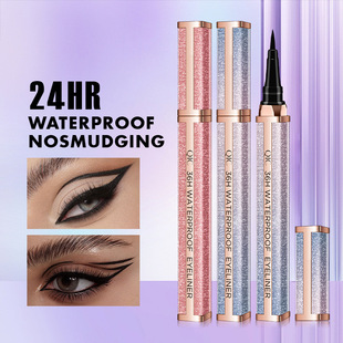 QIC Starry Sky Eyeliner Liquid Pen glue pen color brown brown coffee black waterproof quick-drying non-smudging Internet Celebrity recommend