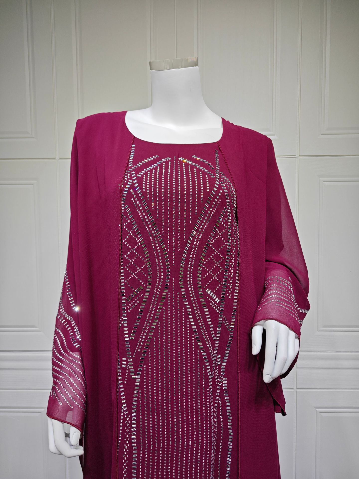Middle Eastern Long Robe,Women’s Plus Size Evening Dress