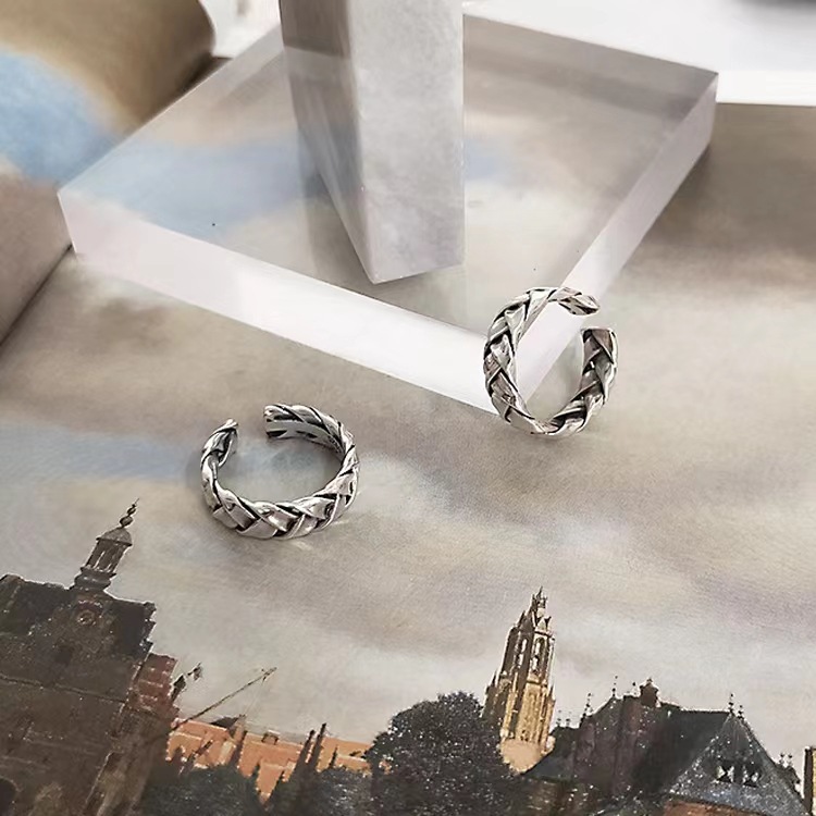 반지 보석 틈새 하이 엔드 디자인 감각은 단순한 세트 보석 도매 반지를 여는 복고풍 퇴색하지 않습니다