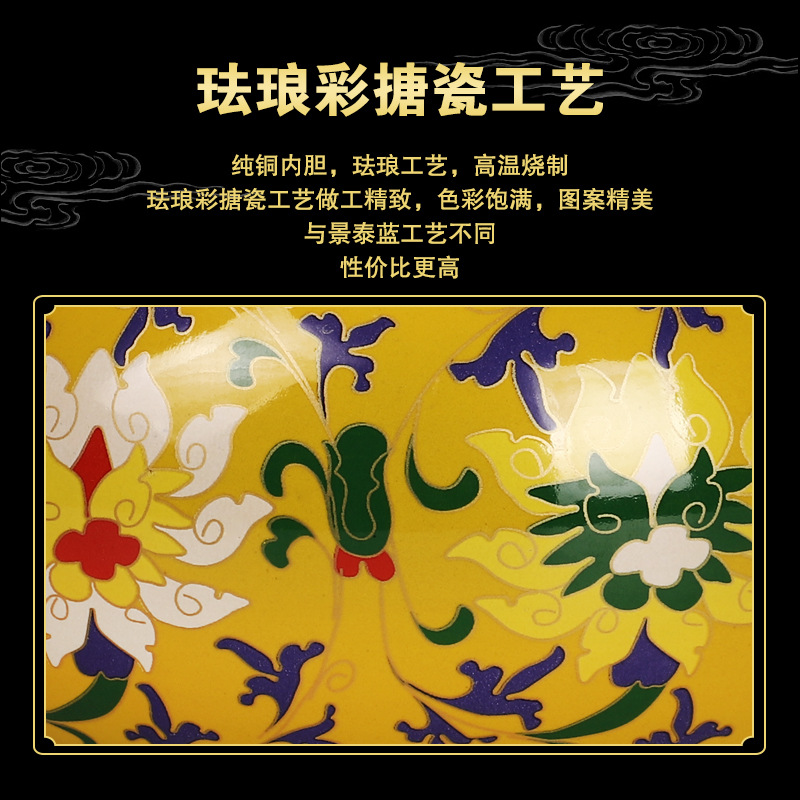 景泰藍銅火鍋電磁爐用紫銅鍋老北京涮肉單人一人琺瑯小火鍋爐商用