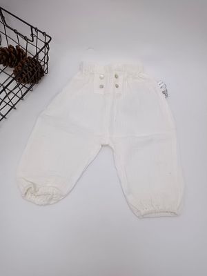 ZE29553 WOW-01A641 Fold nine pants-white J