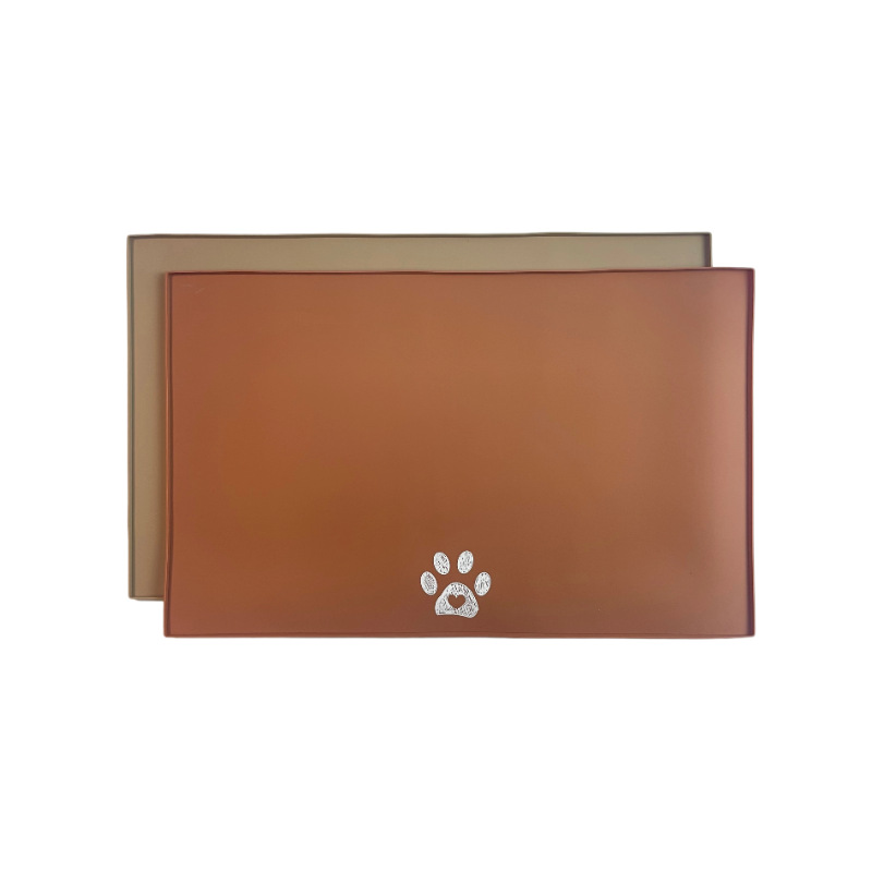 Almohadilla para mascotas con patrón de garra de silicona, impermeable, a prueba de humedad, antideslizante, fácil de limpiar, alfombra de silicona para perros, manteles para mascotas, manteles para gatos