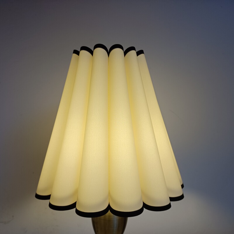 Han Feng vintage Petal Lampshade Fold Cover Princess Table Lamp Pendant Lampshade South Korea Blogger recommend INS Girls