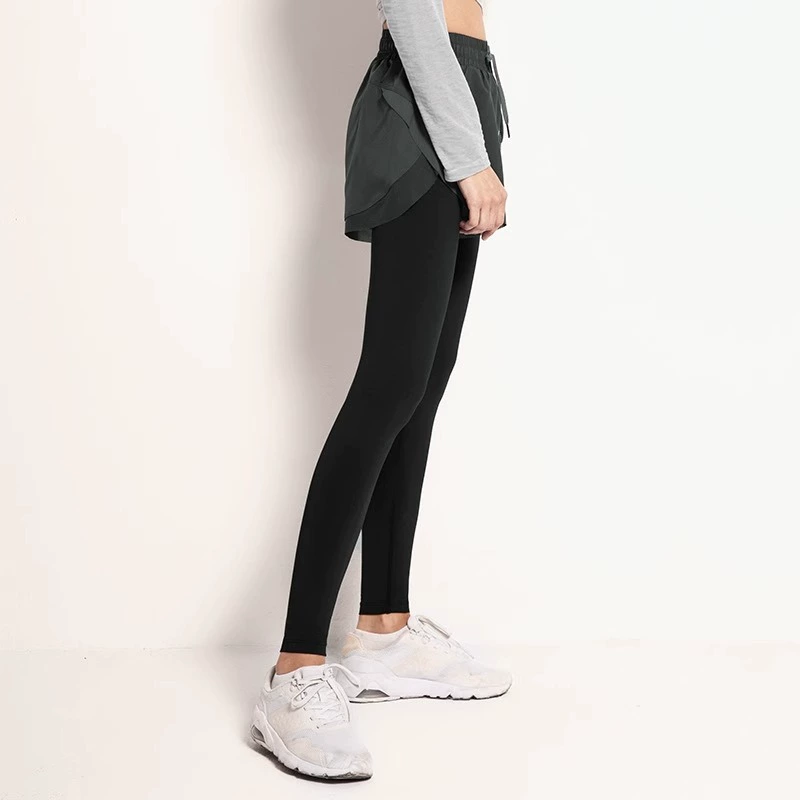 Комбинезон для зала, leggins, брюки, набор, быстро сохнущее защитное нижнее белье, шорты, спортивный костюм, обтягивающий, для бега