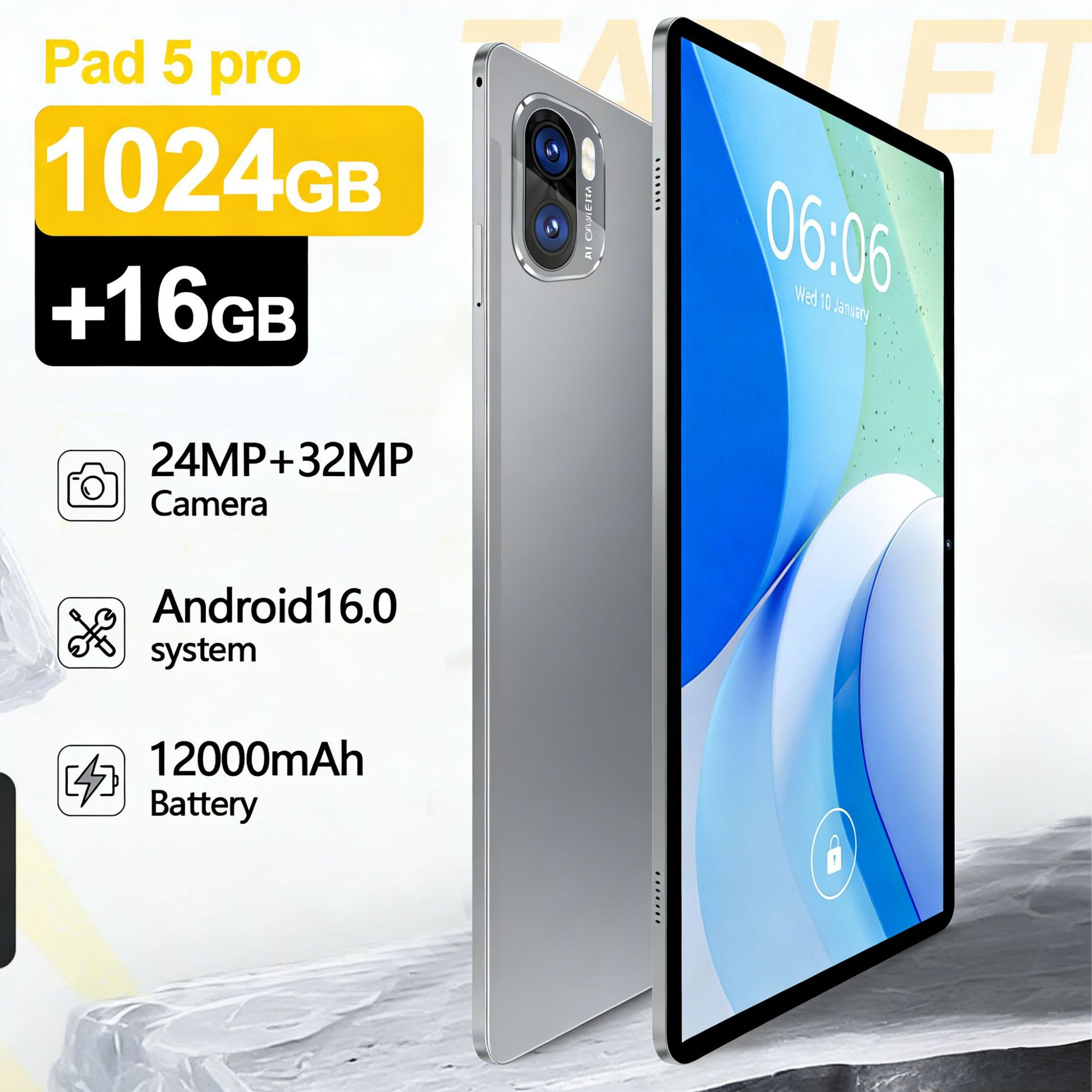 Tablet Pc Foreign Trade Wish Shopee Ozon Smart Hd Full Screen Pad 5 Cross-Border Manufacturer Custom Wholesale