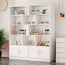 理发店产品展示柜落地化妆品展柜美容院展示柜简约陈列柜店铺货柜