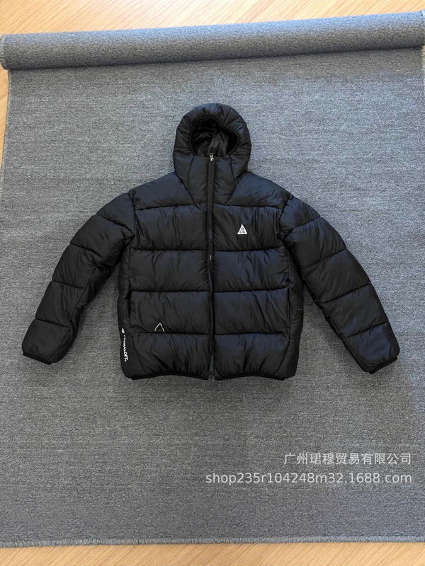 跨境外贸秋冬爆款ACG机能棉服户外男女款棉衣拼色连帽面包服外套|undefined
