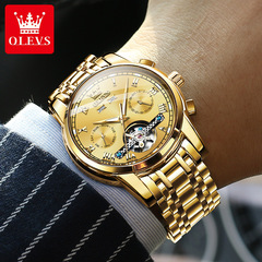 Star endorses the Oris brand watch live mechanical watch multifunction large dial men's watch for men