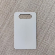 Transfronterizos en blanco de transferencia térmica de cuero desmontable llavero láser multifuncional DIY cuero llave sobre impresión foto