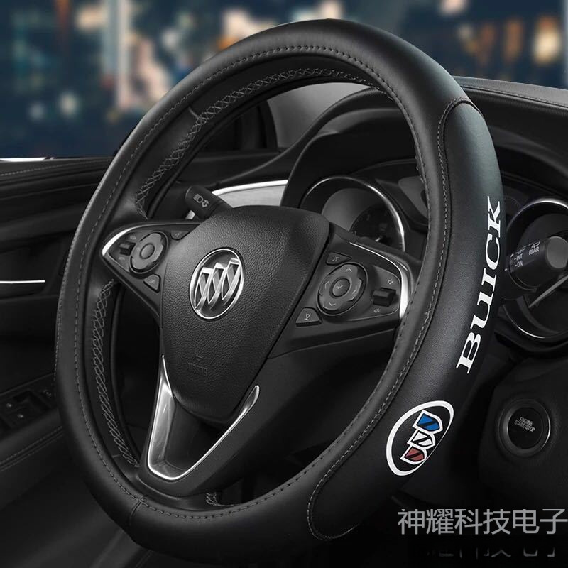适用别克新君威君越昂科威英朗威朗昂科拉凯越GL8真皮方向盘套
