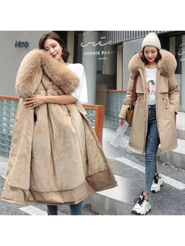 Winter Jacket  New Women Parka Clothes Long Coat Wool