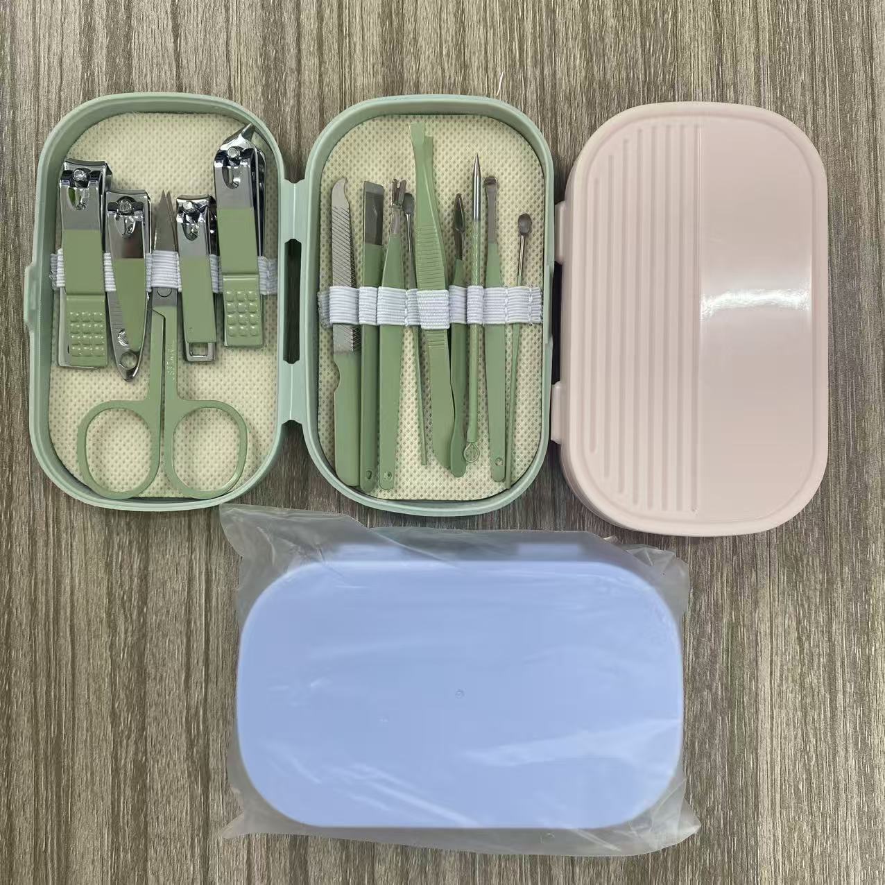 8/14 Piece In-Stock Nail Clipper Set Stainless Steel Tools Nail Scissors Manicure Nail Clippers Portable Beauty Tools