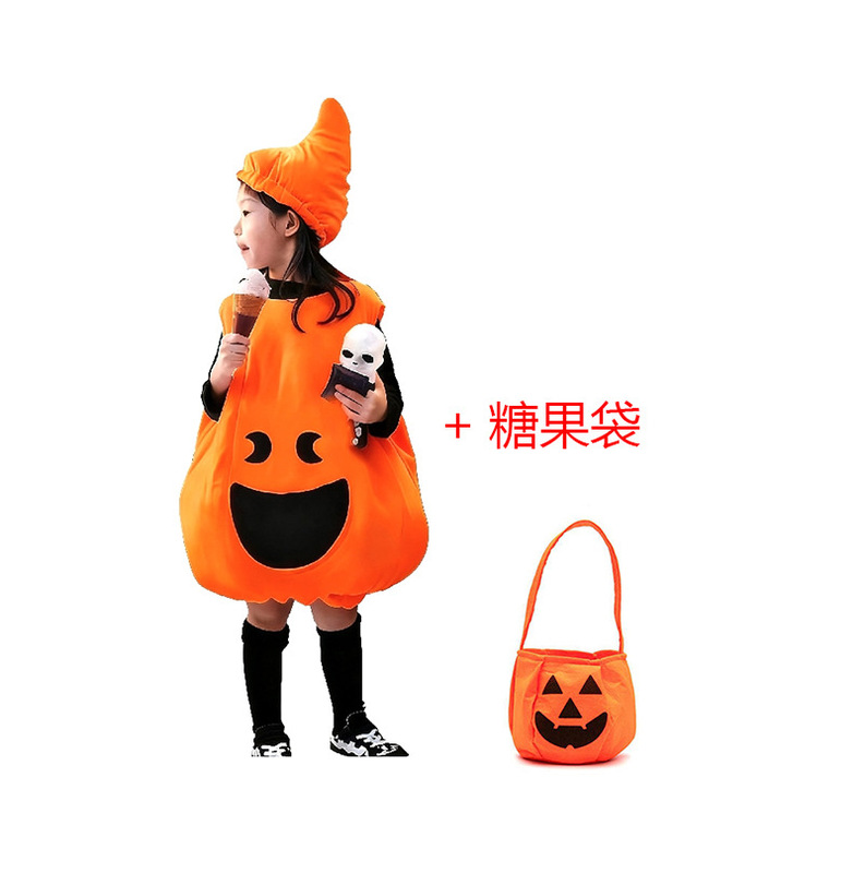 幽灵服万圣节儿童服装袁湘琴可爱鬼cos衣服装扮服饰男女童演出服|undefined
