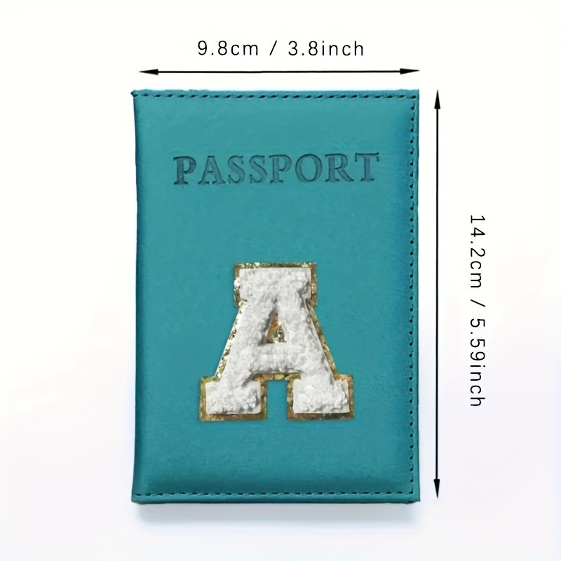 Passatui Leder Reise-Ausweishülle mit Buchstabenmuster