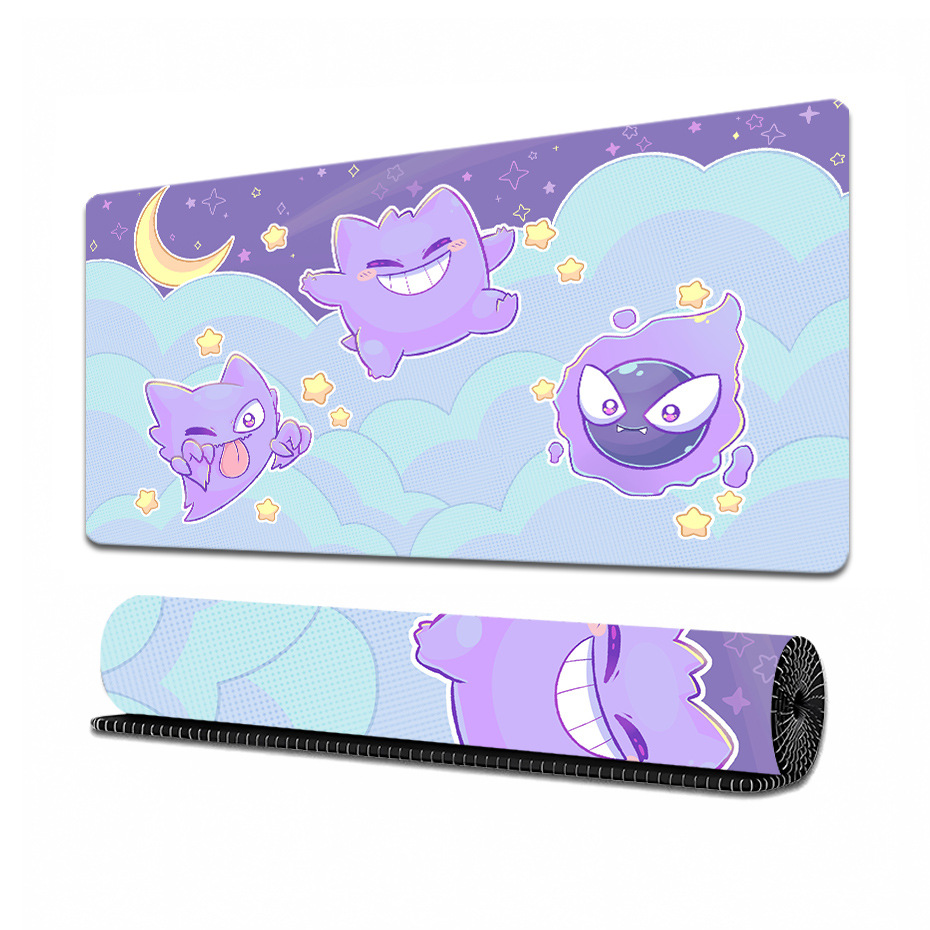 Baby digital Geng Ghost teclado de computadora animado para niños gran mouse pad teclado de mesa de juego pad