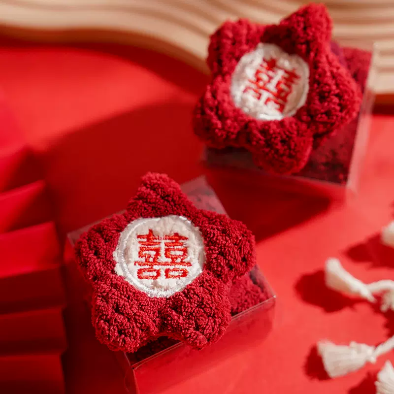 结婚伴娘伴手礼创意流苏毛巾回礼小礼品实用婚礼生日百日满月礼物