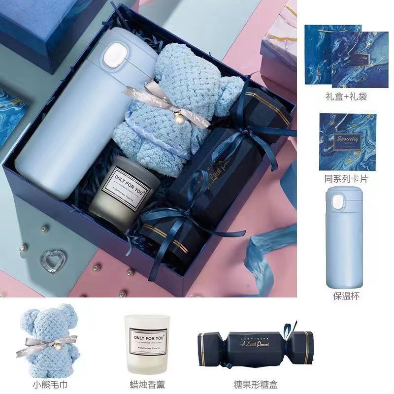 Recuerdos de boda, damas de honor, práctica caja de regalo de boda, regalo de cumpleaños creativo de alta gama, juego terminado