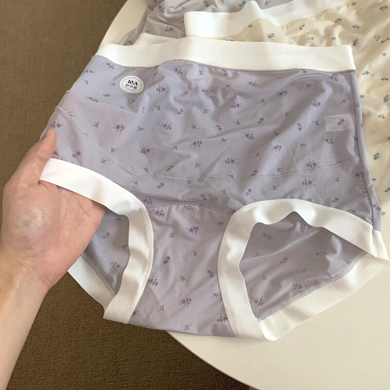 New Large Size Maternity Underwear for Women 100kg Ice Silk Pure Cotton Extended Crotch High Waist Belly Support Briefs for Pregnancy New Large Size Maternity Underwear for Women 100kg Ice Silk Pure Cotton Extended Crotch High Waist Belly Support Briefs for Pregnancy