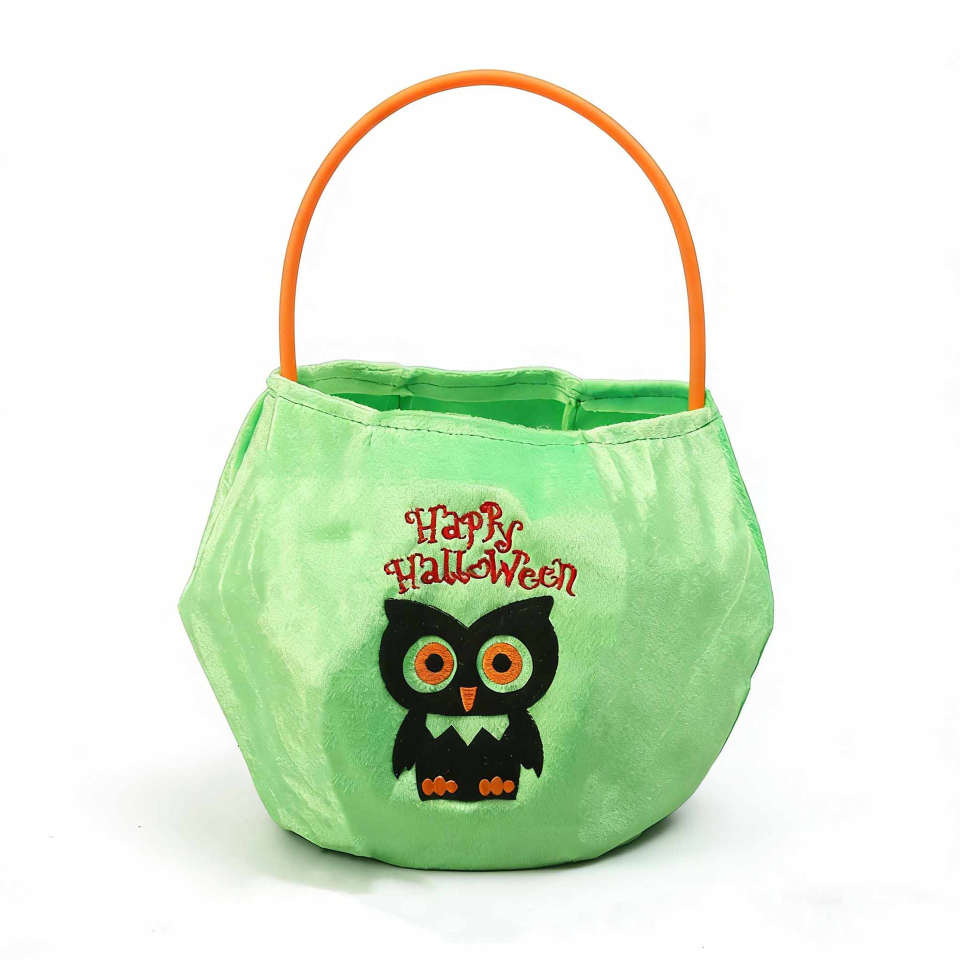 Bolsa de dulces de Halloween portátil bolsas de calabaza tridimensionales para niños regalos props de fiesta de fantasmas brujas transfronterizas props de fiesta de fantasmas