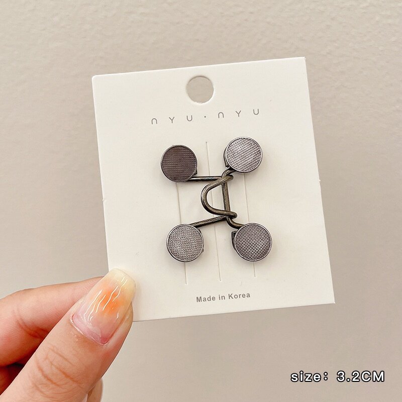 Sin perforación, hebilla de cintura, ajuste de cintura, pantalones, pantalones de mezclilla, cambio grande, hebilla de ajuste elástica pequeña, hebilla de cinturón invisible