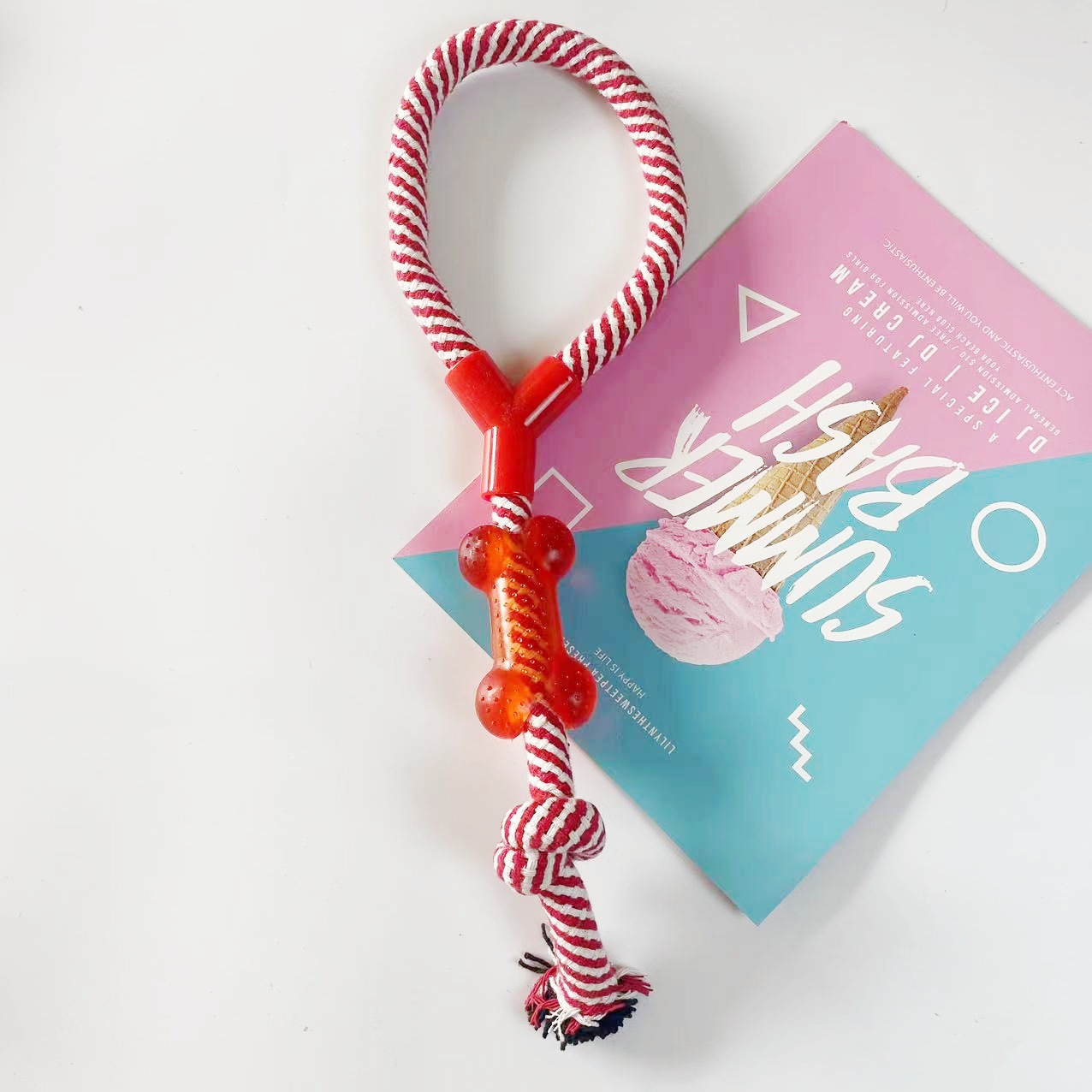 Fabricantes al por mayor mordida resistente a la cuerda juguete de mascotas palo de molienda pequeña y mediana perros juguetes de cuerda de algodón conjunto transfronterizo