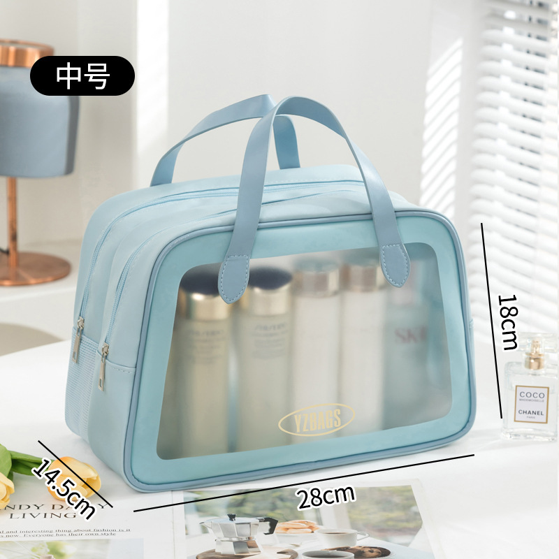 Bolsa de cosméticos de alta calidad para mujer bolsa de separación húmeda y seca gran capacidad hogar dormitorio cuidado de la piel lavado bolsa de almacenamiento al por mayor