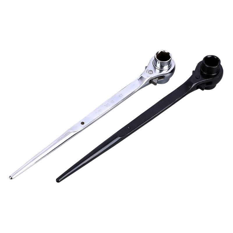 Llave de trinquete al por mayor andamio rápido Multi-propósito llave de enchufe llave de rueda de púas Llave de trinquete de cola puntiaguda