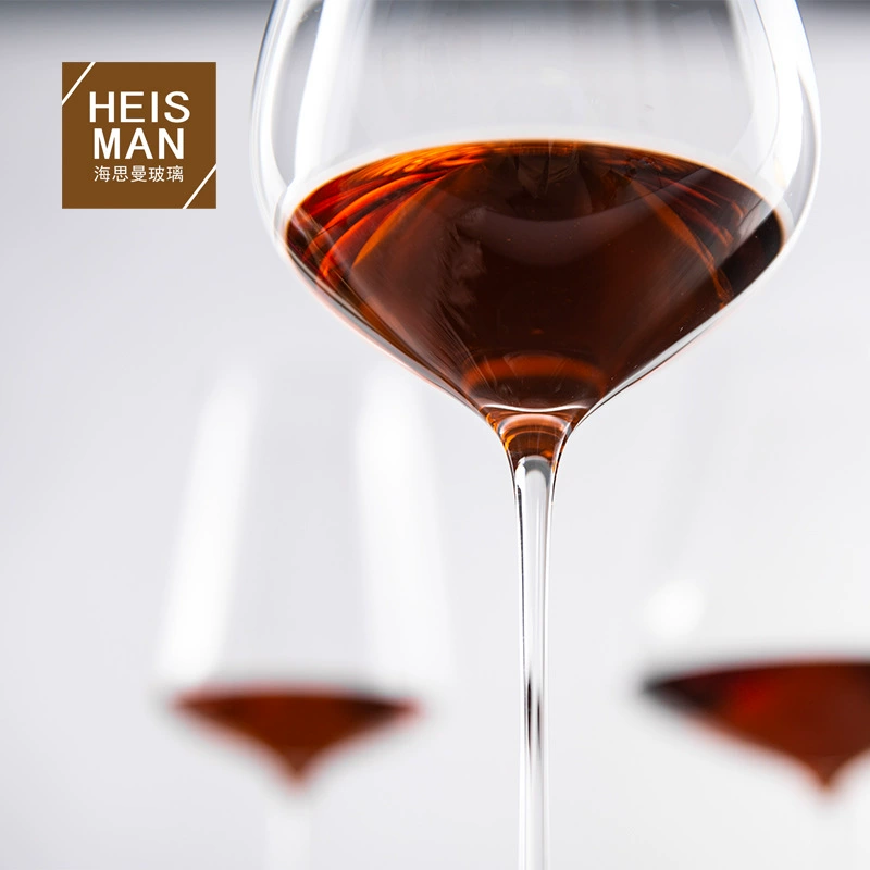 Ultra thin crystal capacious transparent glass wineglass