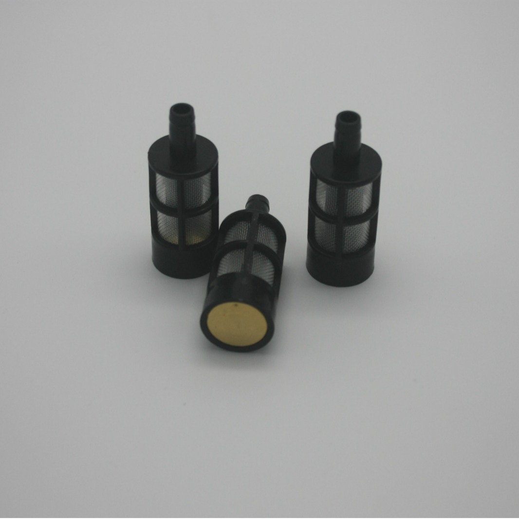 内有铜嵌件塑料滤网圆筒过滤水泵水管塑料过滤器洗车器塑料过滤网