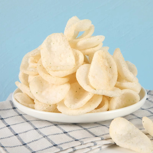 Cullaf FINITE Garlic-flavored Shrimp Chips 82g Korean Imported Original Shrimp Chip Gift Puff Snack Trendy Snack