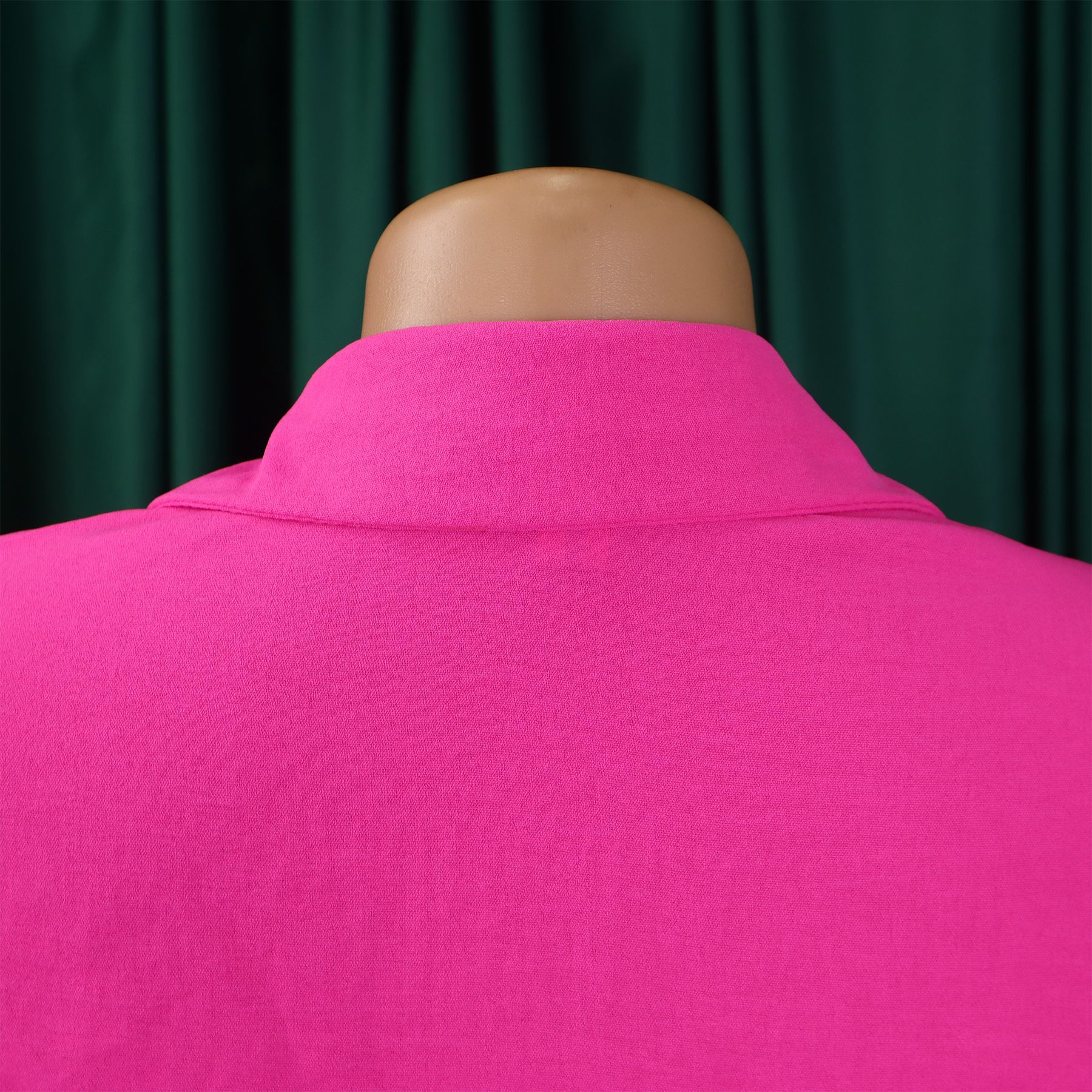 Women's Clothing summer new casual lapel short sleeved shirt shorts fashionable suit_mkmklike.com