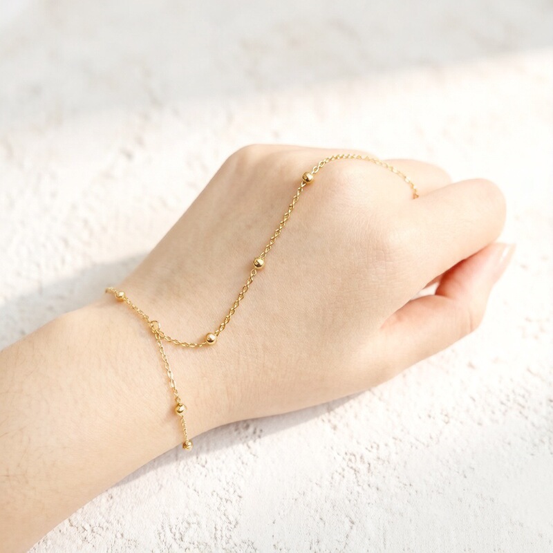 New Special Offer Direct Sale European and American Popular Titanium Steel Bracelet for Women, Gold Color, Light Luxury, High Quality, Color-Preserving Ring Chain for Women New Special Offer Direct Sale European and American Popular Titanium Steel Bracelet for Women, Gold Color, Light Luxury, High Quality, Color-Preserving Ring Chain for Women