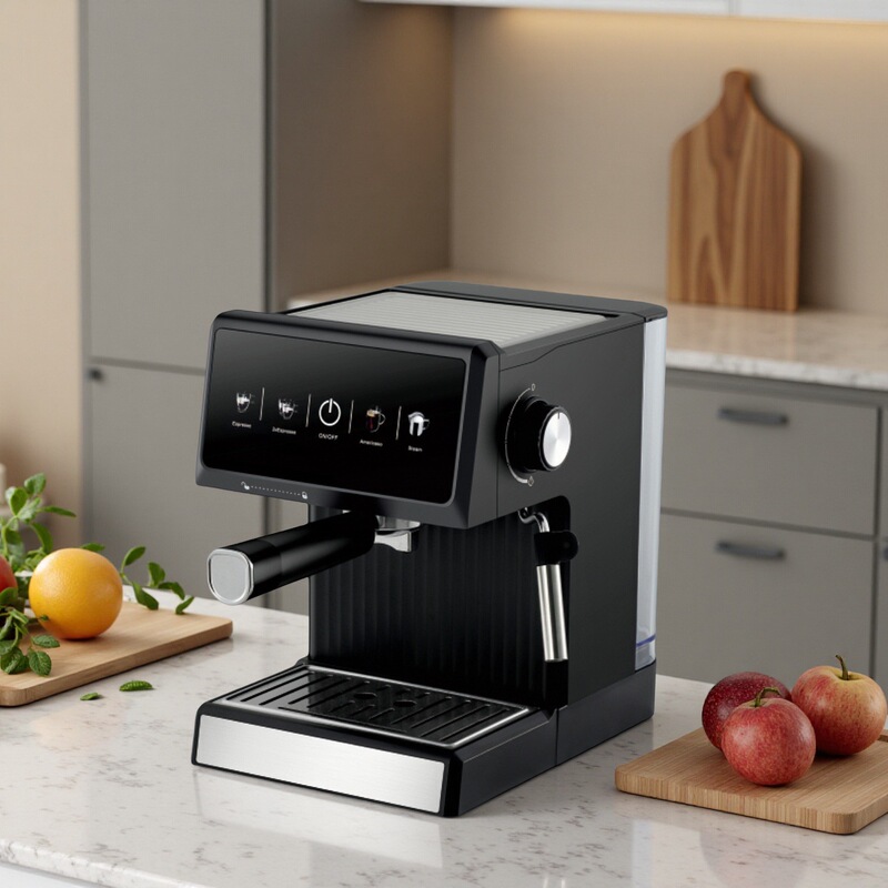 High-Quality Espresso Machine for Home Use, Small Semi-Automatic High-Pressure Extraction, Smart Color Screen, Exclusively Available on Amazon Cross-Border High-Quality Espresso Machine for Home Use, Small Semi-Automatic High-Pressure Extraction, Smart Color Screen, Exclusively Available on Amazon Cross-Border