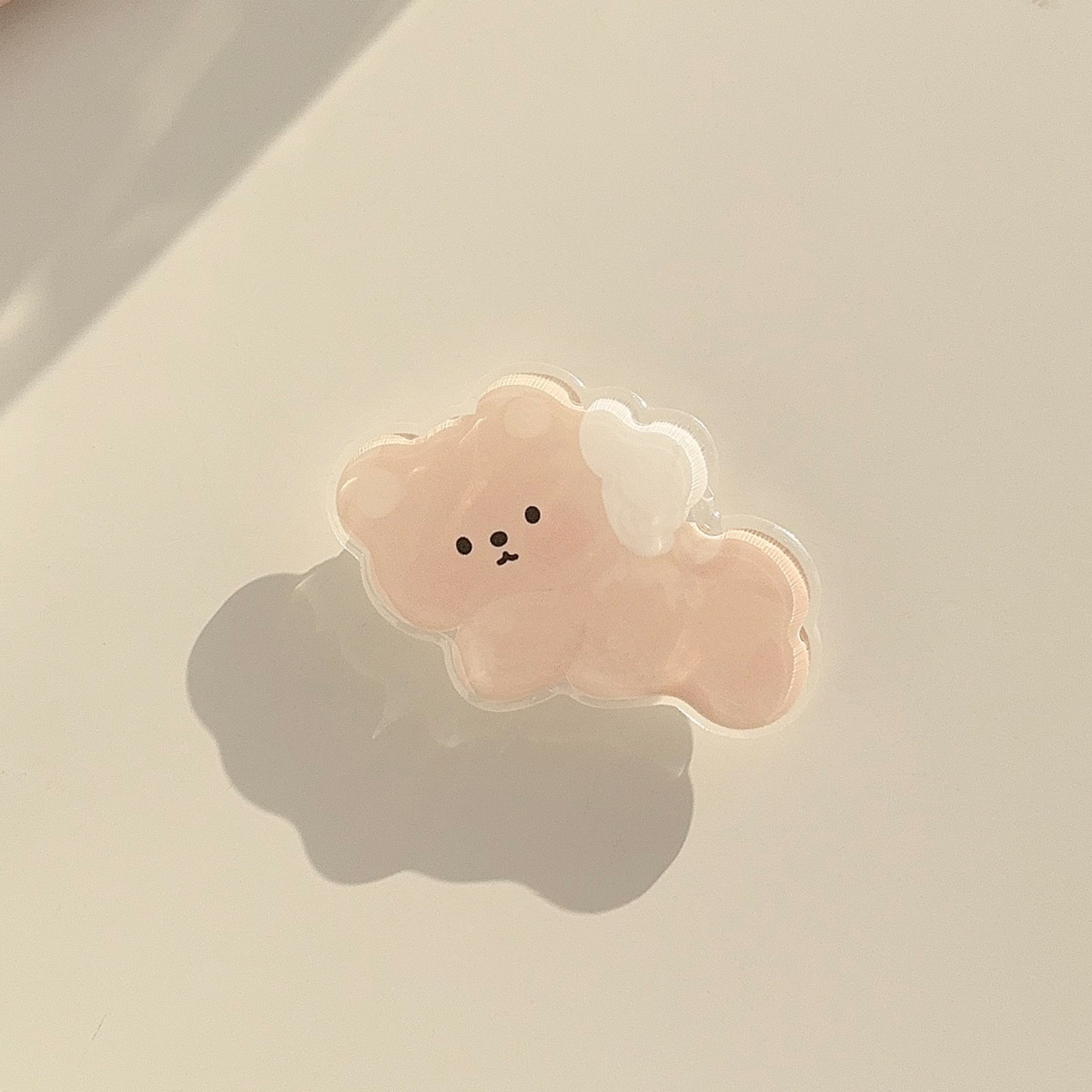 Ins韓風アニメのニャンヌ動物の背中に殻を貼って伸縮します。