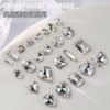 Transparent accessory for manicure, fake nails for nails, wholesale